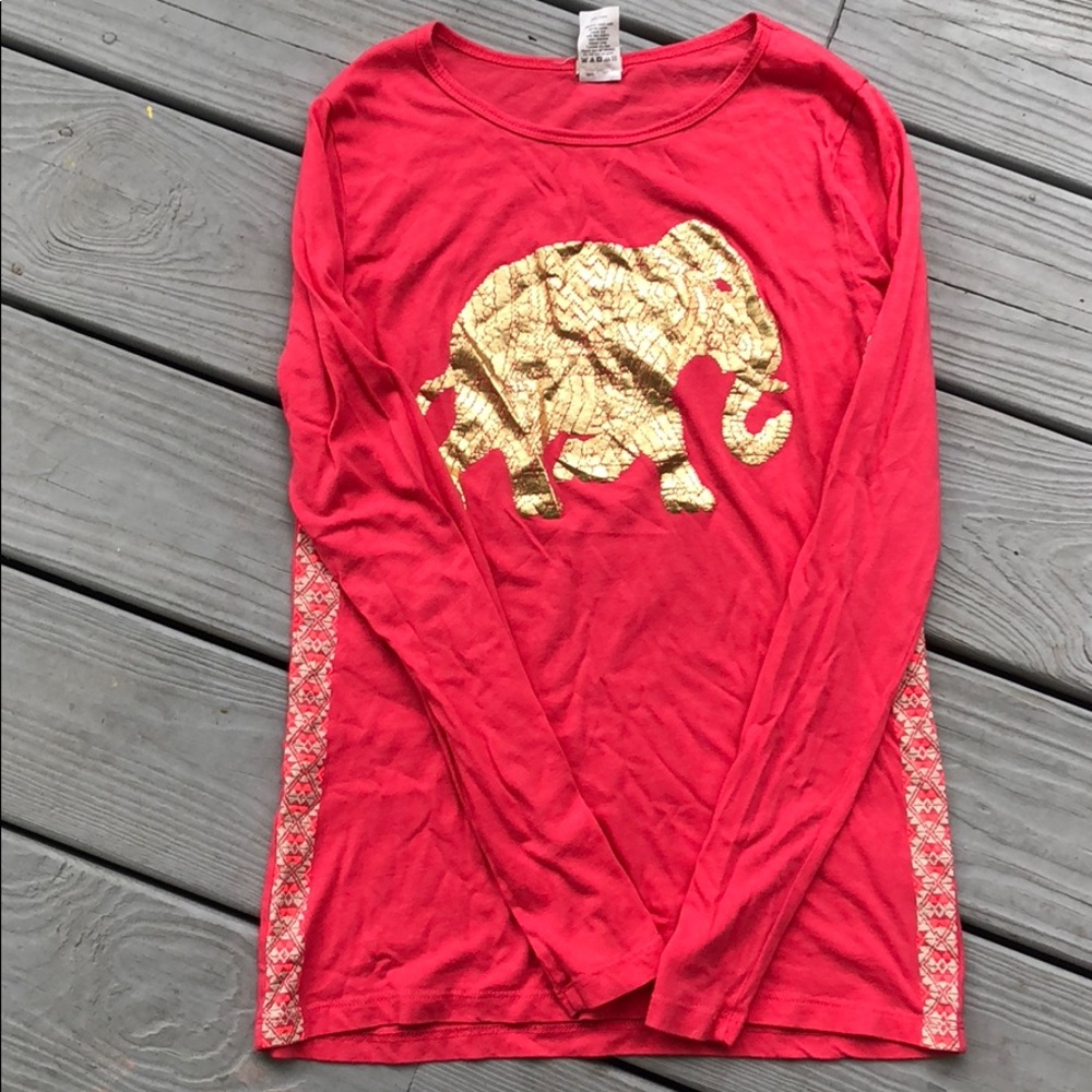 Crew cuts elephant shirt